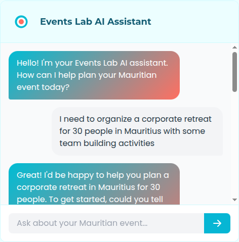 Events Lab AI assistant